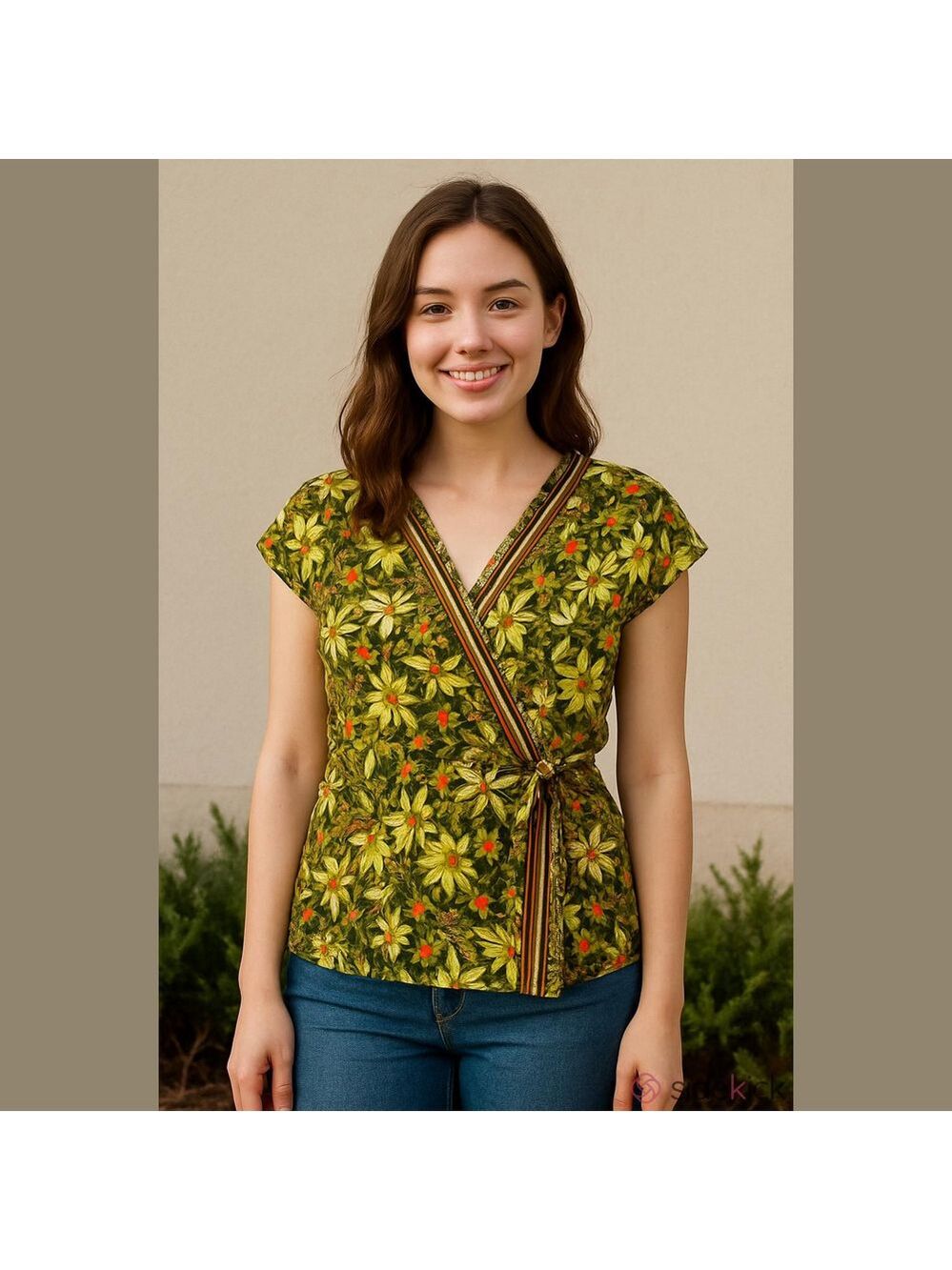 Axcess Liz Claiborne tropical resort shirt